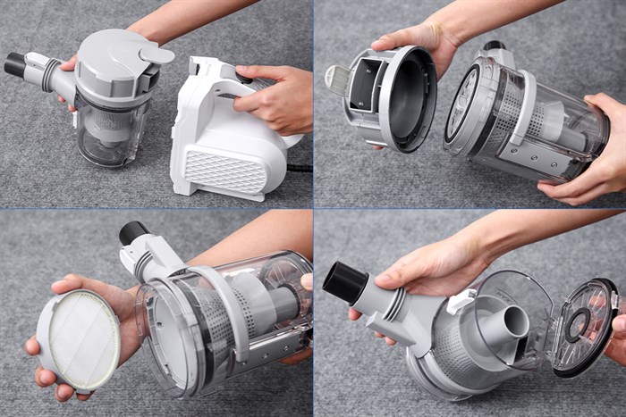 Máy hút bụi cầm tay Mishio MK-249 Màu Trắng