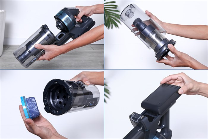 Máy hút bụi không dây Samsung VS15A6031R1/SV Màu Xanh dương nhạt