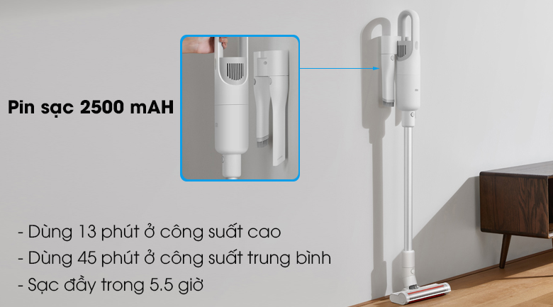 Pin sạc - Máy hút bụi cầm tay Xiaomi BHR4636GL