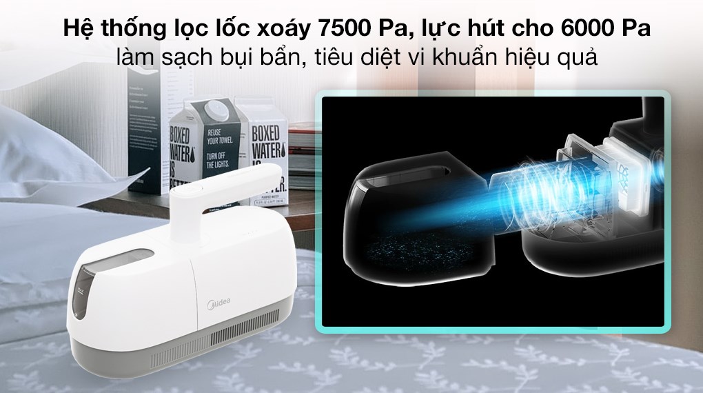Máy hút bụi đệm giường diệt khuẩn UV Midea MVC-BC5UV