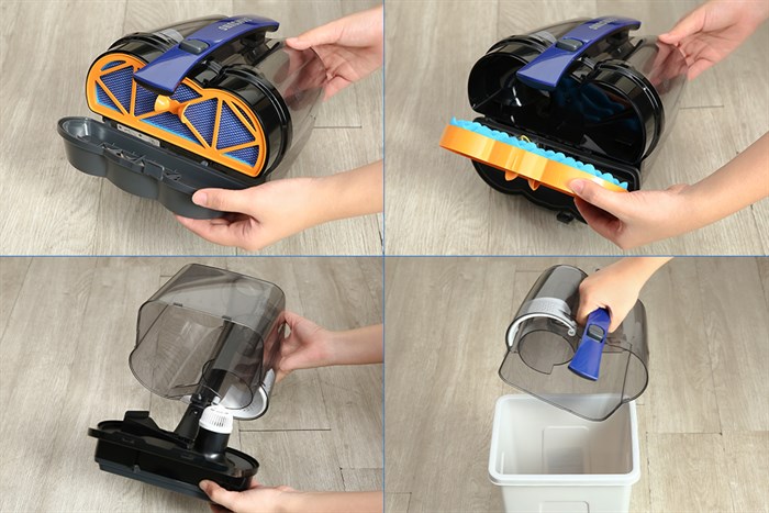 Máy hút bụi dạng hộp Samsung VCC8836V36/XSV Màu Đen - xanh dương