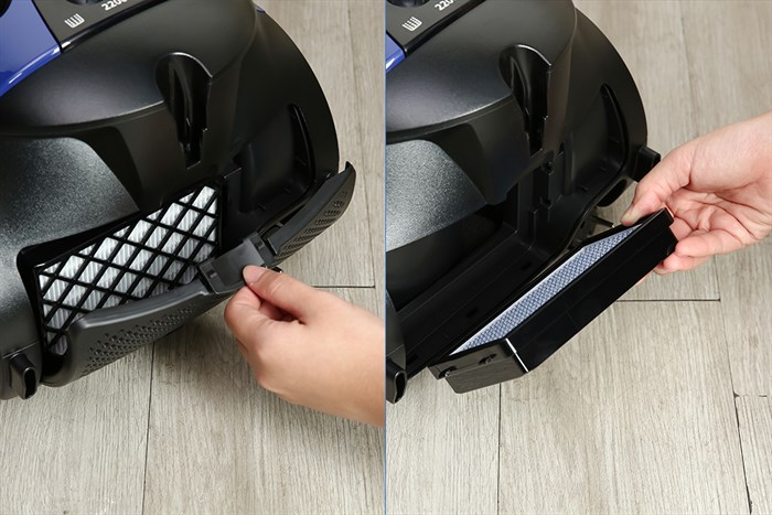 Máy hút bụi dạng hộp Samsung VCC8836V36/XSV Màu Đen - xanh dương