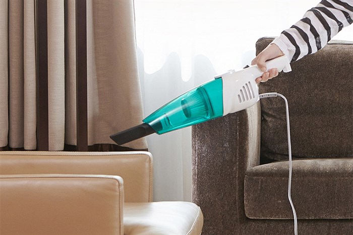 Máy hút bụi cầm tay Deerma DX118C Màu Trắng - Xanh