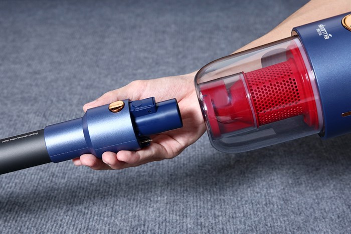 Máy hút bụi lau nhà Deerma VC20 PRO Màu Đen - xanh dương