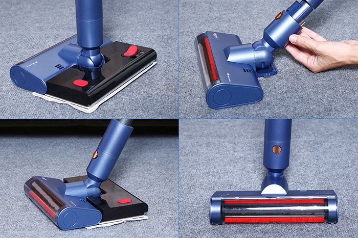 Máy hút bụi lau nhà Deerma VC20 PRO Màu Đen - xanh dương