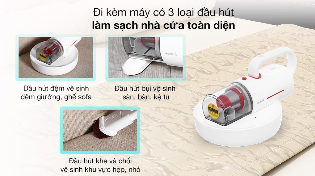 Máy hút bụi đệm giường Deerma CM1900