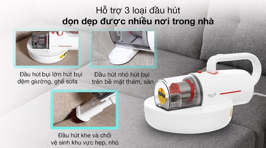 Máy hút bụi đệm giường Deerma CM1300 - 5