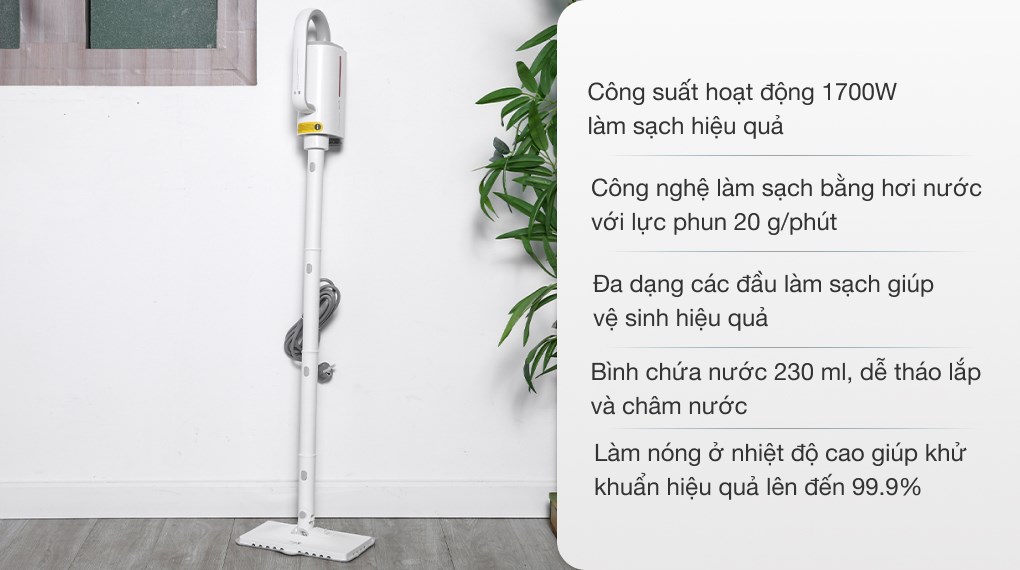 Máy vệ sinh hơi nước Deerma ZQ600
