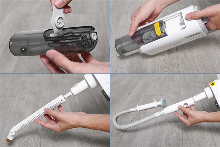 Máy vệ sinh hơi nước Deerma ZQ600 Màu Trắng