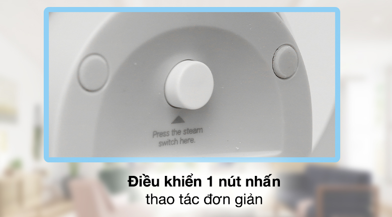 Máy vệ sinh hơi nước cầm tay đa chức năng DEERMA ZQ600 - Điều khiển nút nhấn, dễ dàng sử dụng