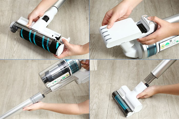 Máy hút bụi không dây Samsung VS15R8544S1/SV Màu Trắng