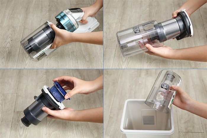 Máy hút bụi không dây Samsung VS15R8544S1/SV Màu Trắng