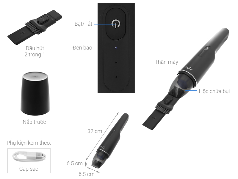 Máy hút bụi mini Eufy HomeVac H11 T2521