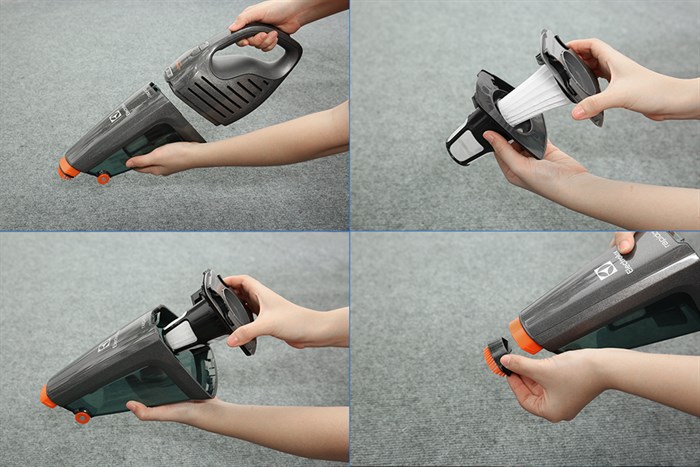 Máy hút bụi không dây Electrolux ZB6214IGM Màu Xám