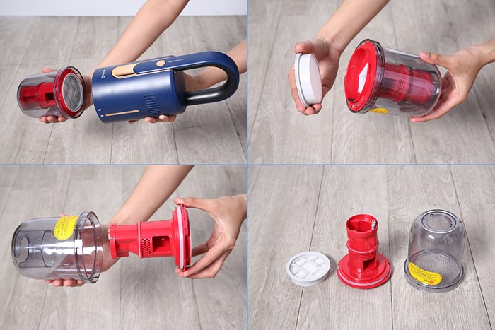 Máy hút bụi không dây Deerma VC811 Màu Xanh Dương