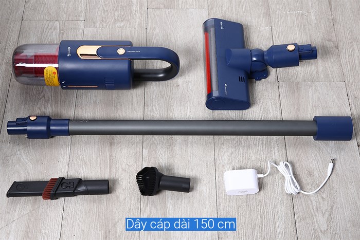 Máy hút bụi không dây Deerma VC811 Màu Xanh Dương