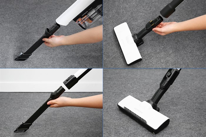Máy hút bụi không dây Hitachi PV-XL1K WH Màu Trắng - Đen