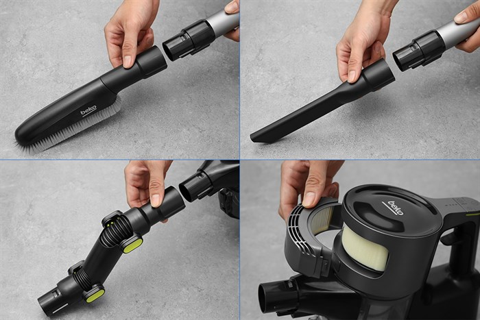 Máy hút bụi không dây Beko VRT 94929 VI Màu Đen