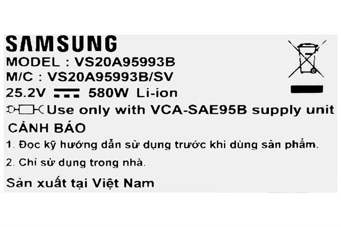 Máy hút bụi lau nhà Samsung Bespoke VS20A95993B/SV Màu Xanh đen