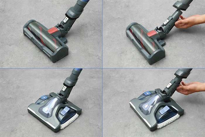 Máy hút bụi lau nhà Tefal X-force Flex 11.60 TY9890WO Màu Xám xanh