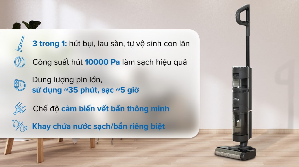 Máy hút bụi lau nhà Dreame H12