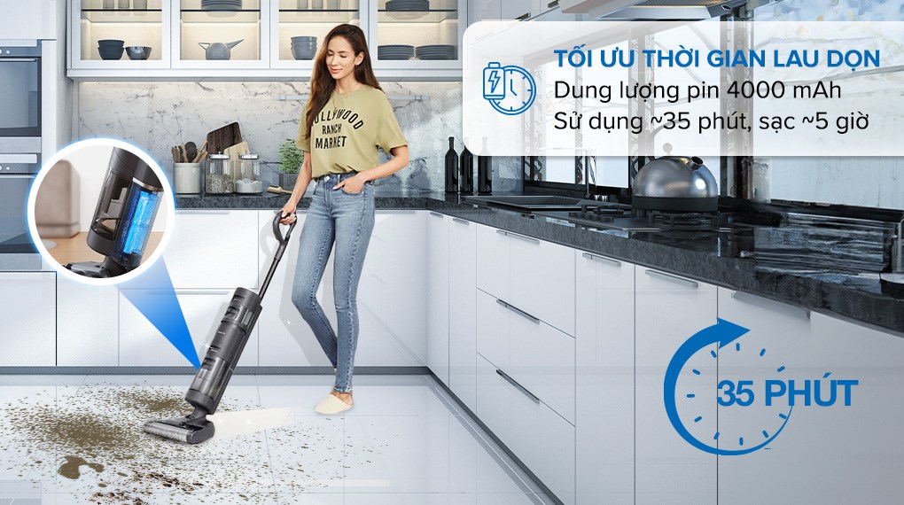 Máy hút bụi lau nhà Dreame H12