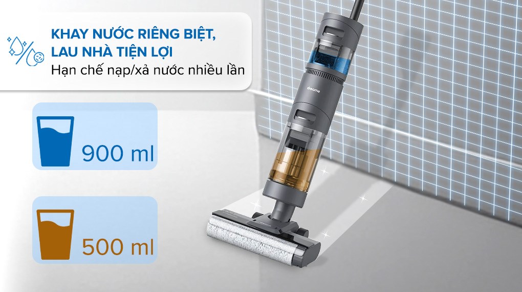 Máy hút bụi lau nhà Dreame H12