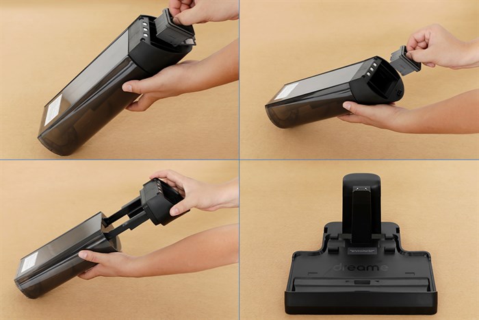 Máy hút bụi lau nhà Dreame M12 Màu Đen