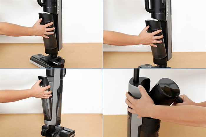 Máy hút bụi lau nhà Dreame M12 Màu Đen