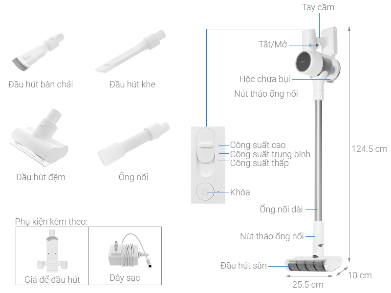 Máy hút bụi không dây Dreame T10