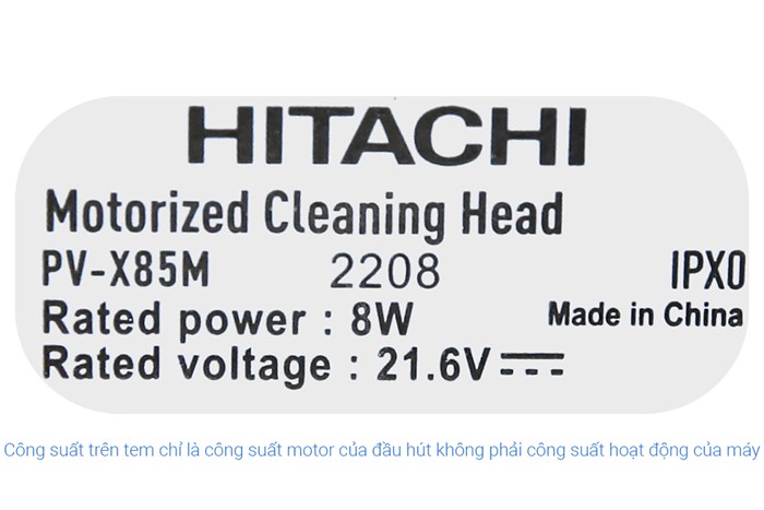 Máy hút bụi không dây Hitachi PV-X85M MRE Màu Đỏ