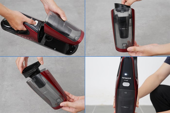 Máy hút bụi không dây Hitachi PV-X85M MRE Màu Đỏ
