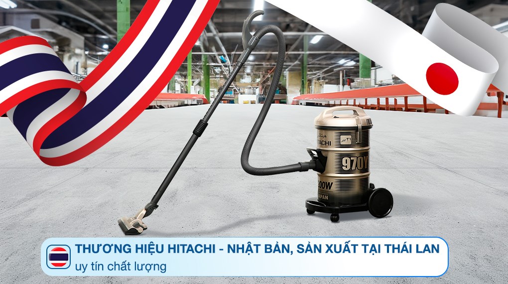 Máy hút bụi công nghiệp Hitachi CV-970Y 24CV TG