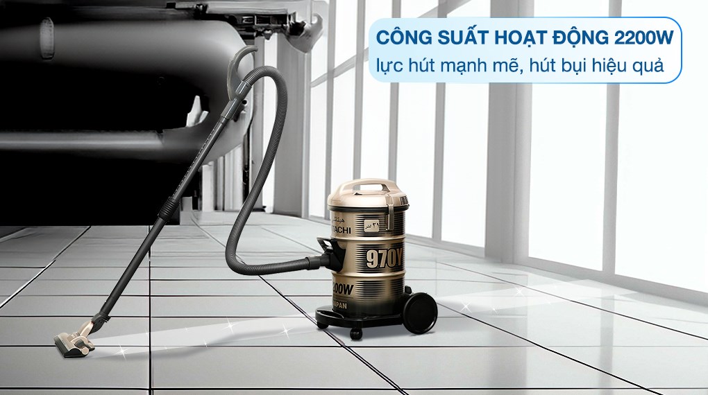 Máy hút bụi công nghiệp Hitachi CV-970Y 24CV TG