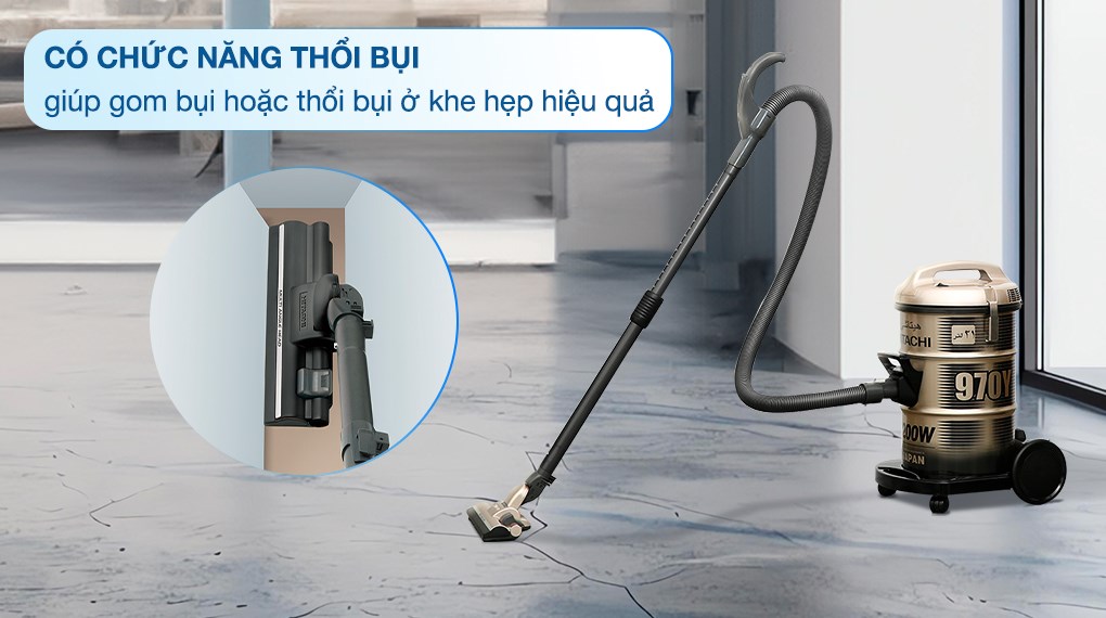 Máy hút bụi công nghiệp Hitachi CV-970Y 24CV TG