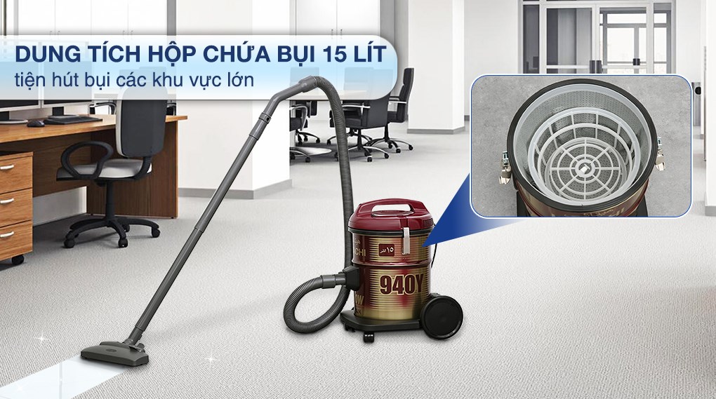 Máy hút bụi công nghiệp Hitachi CV-940Y 24CV WR