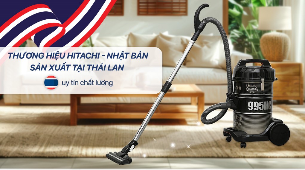 Máy hút bụi công nghiệp Hitachi CV-995HC 24CV CGB