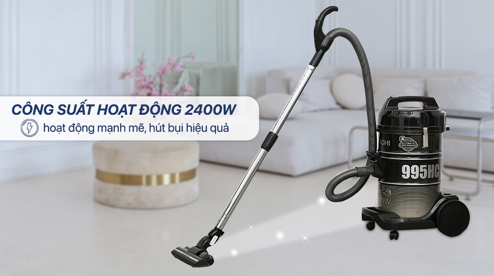 Máy hút bụi công nghiệp Hitachi CV-995HC 24CV CGB