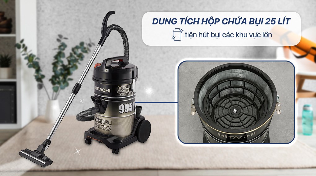 Máy hút bụi công nghiệp Hitachi CV-995HC 24CV CGB