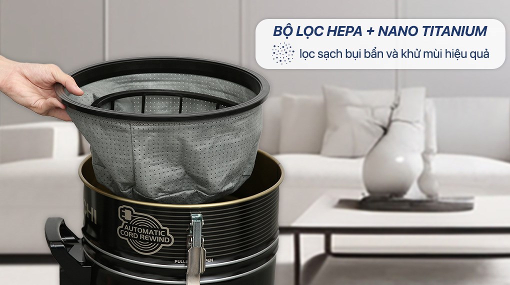 Máy hút bụi công nghiệp Hitachi CV-995HC 24CV CGB