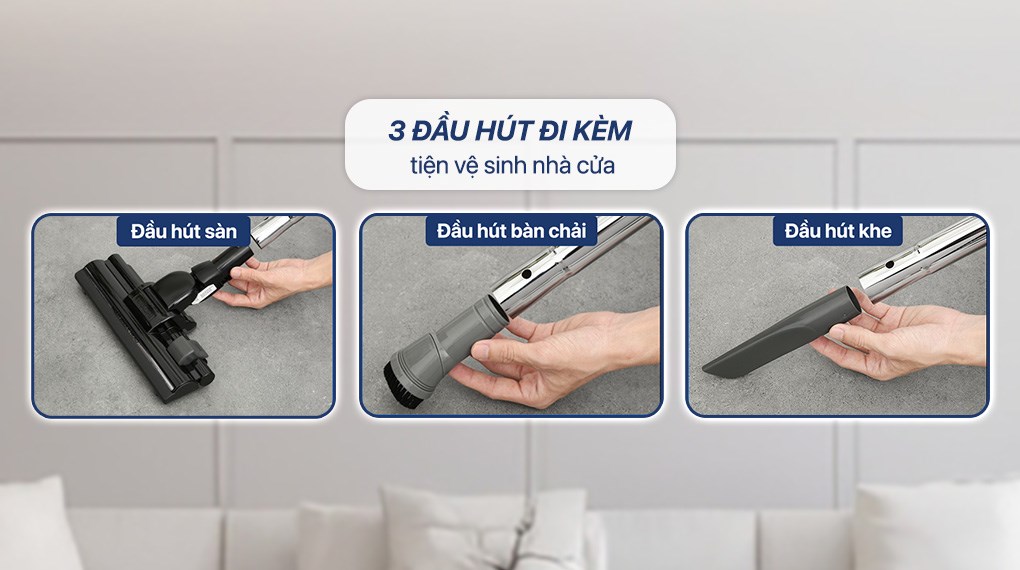 Máy hút bụi công nghiệp Hitachi CV-995HC 24CV CGB