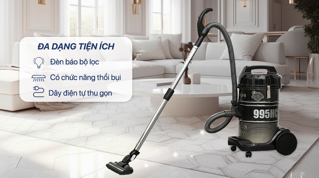 Máy hút bụi công nghiệp Hitachi CV-995HC 24CV CGB