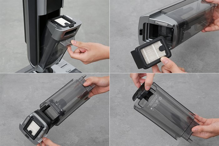 Máy hút bụi lau nhà Uwant X100 Màu Đen