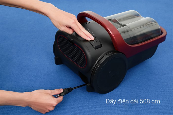 Máy hút bụi dạng hộp Panasonic MC-CL607RN49 Màu Đen - Đỏ