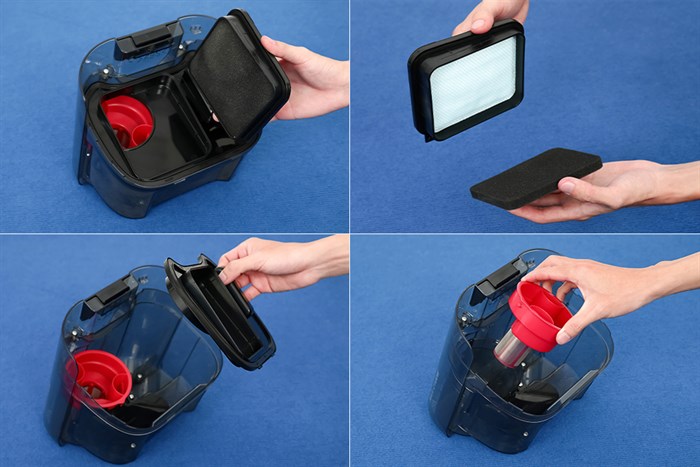 Máy hút bụi dạng hộp Panasonic MC-CL607RN49 Màu Đen - Đỏ