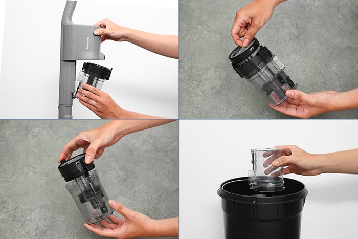 Máy hút bụi không dây Panasonic MC-SB53KH046 Màu Xám