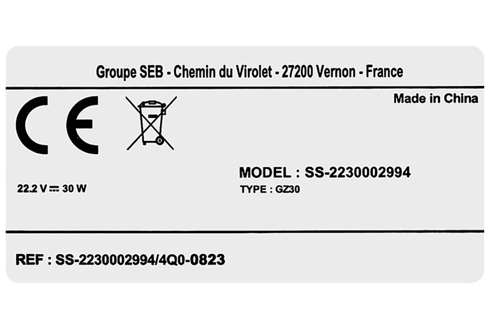 Máy hút bụi lau nhà Tefal X-Combo GF3039KO Màu Đen