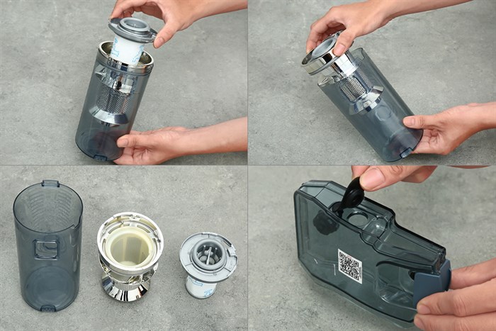 Máy hút bụi lau nhà Tefal X-Combo GF3039KO Màu Đen