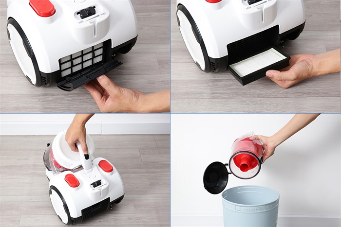 Máy hút bụi dạng hộp Deerma DEM-TJ310W Màu Trắng