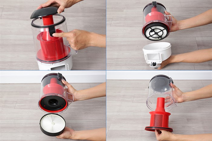 Máy hút bụi dạng hộp Deerma DEM-TJ310W Màu Trắng